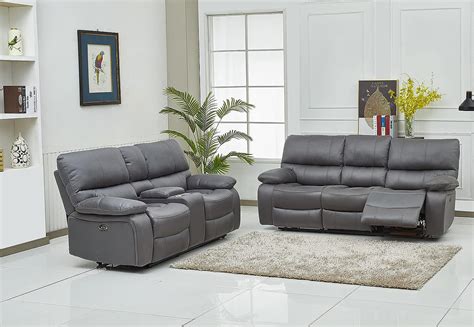 Amazon Betsy Furniture Microfiber Power Reclining Couch Sofa Set