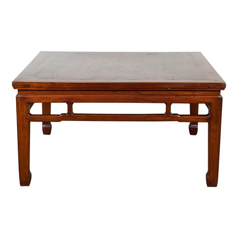 Early 20th Century Brown Square Shaped Coffee Table With Spacious Top Chairish