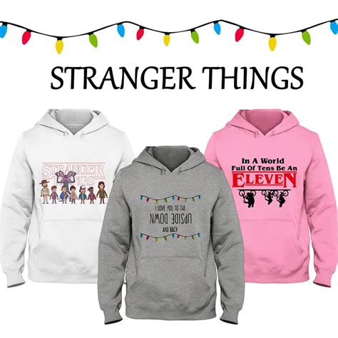 Sudadera Con Capucha De Stranger Things Para Mujer Temporada 3