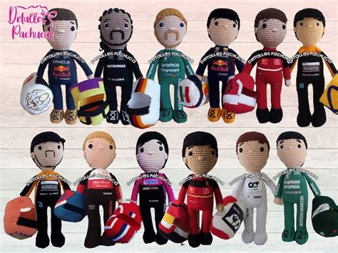 Custom F Racing Driver Formula Amigurumi Plushie Doll Season