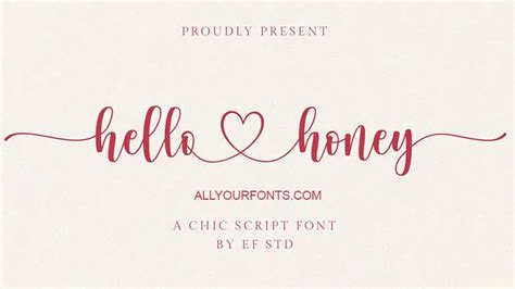 Hello Honey Font Free Download - All Your Fonts