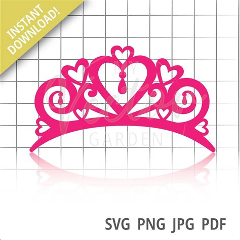 Tiara Svg, Princess Crown Png Queen Crown Clipart Birthday Queen ...