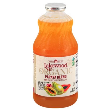 Lakewood Juice Papaya Organic 6 Pk 32 Fl Oz Kroger