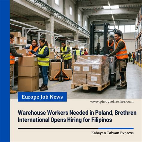 Warehouse Workers Needed In Poland Brethren International Opens Hiring