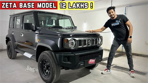 Maruti Suzuki Jimny Zeta Base Model Full Walkaround Review On Road