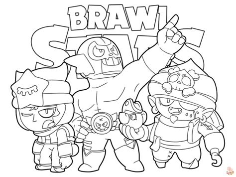 Brawl Stars Kleurplaten Printen Voor Kinderen Kleurplatengb