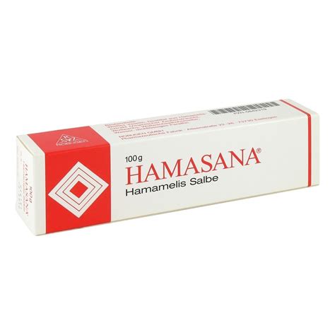 HAMASANA Hamamelis Salbe 100 Gramm Online Bestellen Medpex