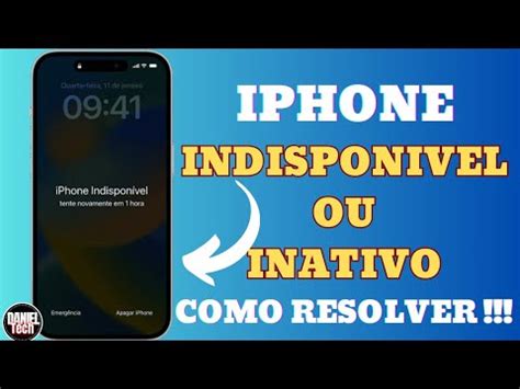 iPhone indisponível ou inativo veja como Resolver passo á passo