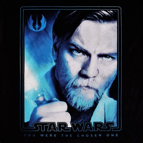 Star Wars Obi Wan Kenobi Poster T Shirt Schwarz Elbenwald