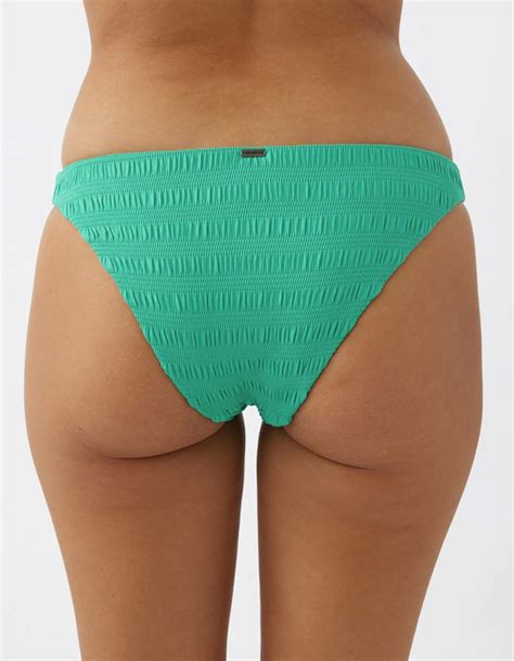 O Neill Textured Flamenco Cheeky Bikini Bottoms Green Tillys