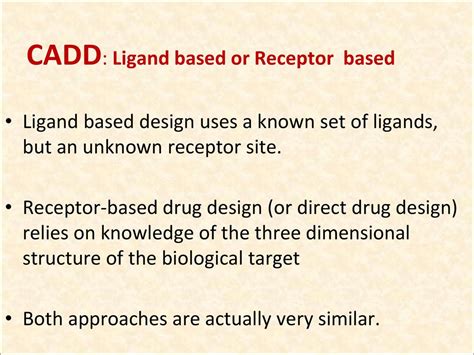 Computer Aided Drug Design Ppt Download