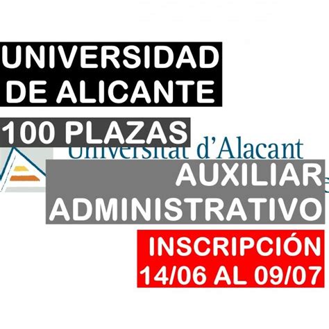 Descubre Las Plazas Para Auxiliar Administrativo En La Universidad