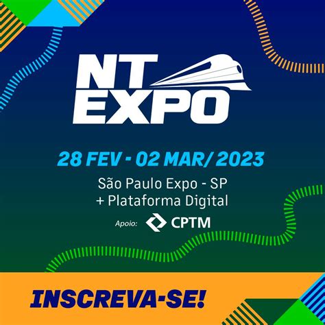 CPTM On Twitter NTExpo NT Expo A CPTM Em Parceria A