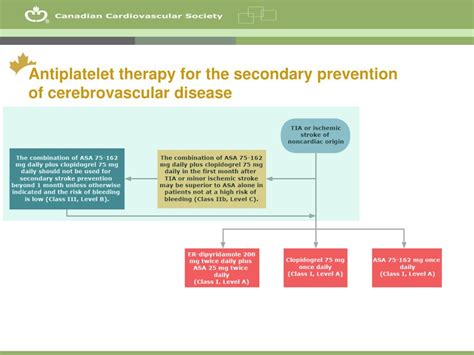 Ppt Antiplatelet Therapy For The Secondary Prevention Of