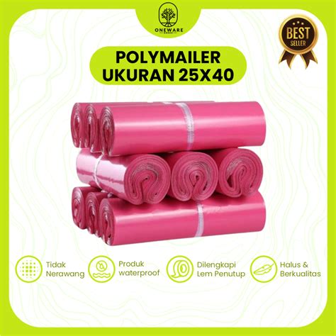 Jual Plastik Packing Polymailer X Cm Isi Pcs Tebal Dan Glossy