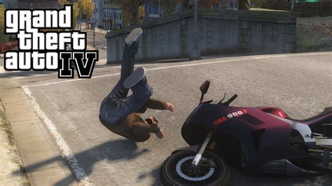 Gta 4 Brutal Motorcycle Ragdolls 8 Euphoria Physics Youtube