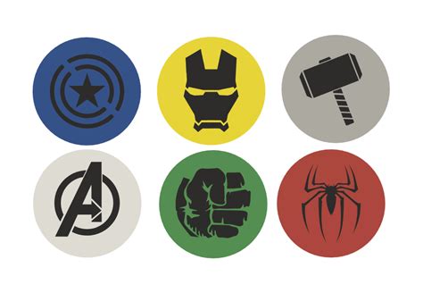 Archivo 3D Portavasos Marvel Logos Idea de impresión 3D para