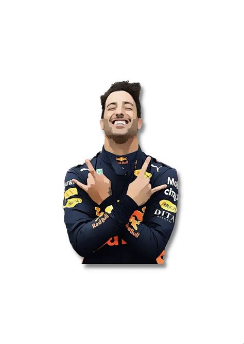 Daniel Ricciardo F1 Formula One Stickers Formula One Grid Motorsport