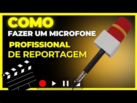 Como Fazer Um Microfone Profissional YouTube