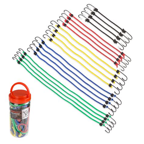 Stalwart Pack Assorted Sizes Bungee Cords Heavy Duty For Moving