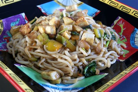 Crispy Tofu Noodle Stir Fry SugarLoveSpices