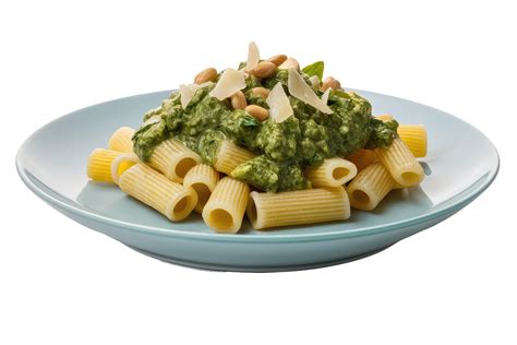 Pesto Pasta With Pine Nuts 47556104 Png