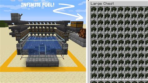 Infinite Fuel Farm With Unlimited XP How To Build Minecraft