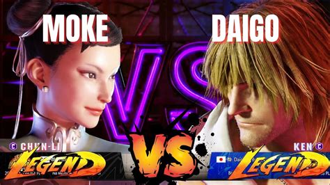 Sf6 Moke Chun Li Vs Daigo Ken Street Fighter 6 High Level