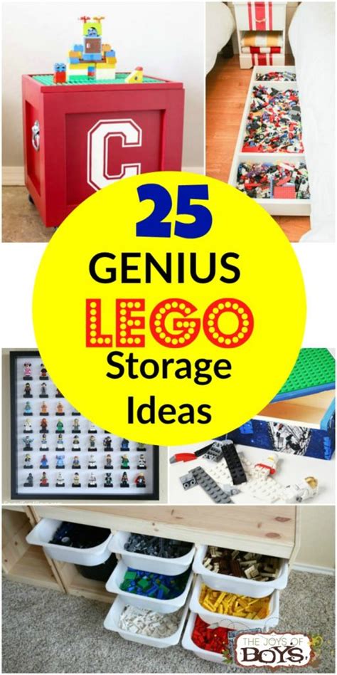 25 Genius Lego Storage Ideas Easy Enough For Anyone