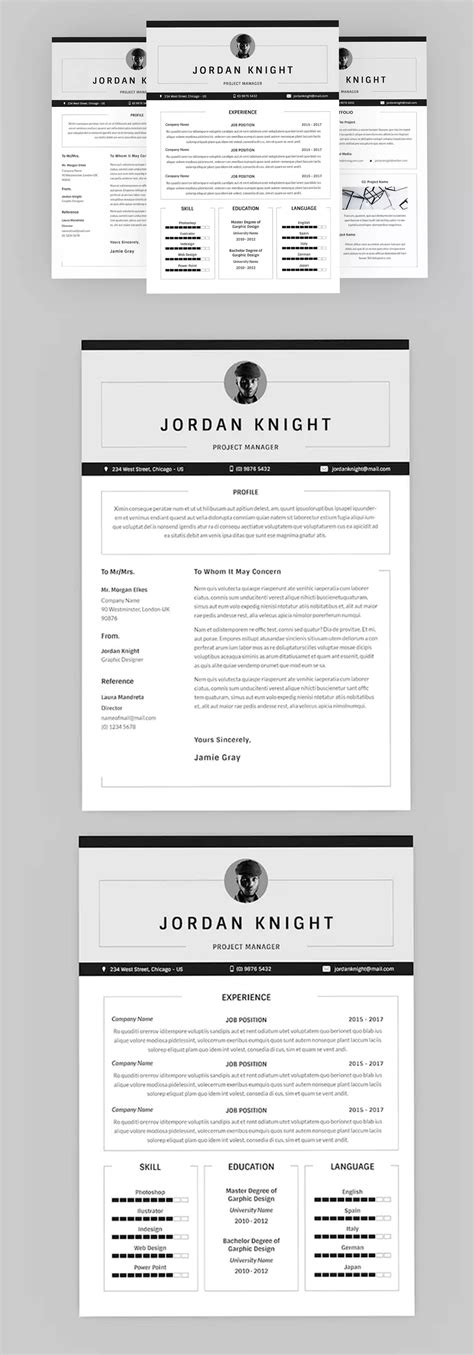 Fathom CV Resume Designer Template InDesign INDD | Resume design