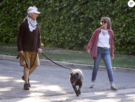 Brentwood La 27 May 2020 Mark Walking His Dog Dave Together With