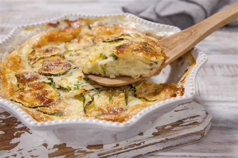 Gratin De Courgettes La Feta Un Plat All Chant Et Sain