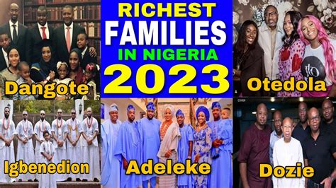 richest family in nigeria and their net worth