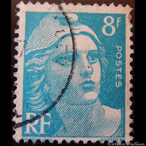 Marianne De Gandon F Bleu Clair De Stamps Europe