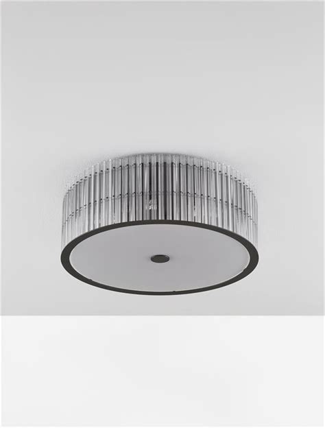 Nova Luce CLASSIC LUMINAIRES BAROK Matt Black Metal Clear Glass