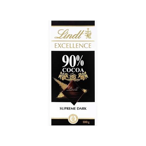 Buy Lindt Excellence Cocoa Dark Chocolate G Online In Kuwait