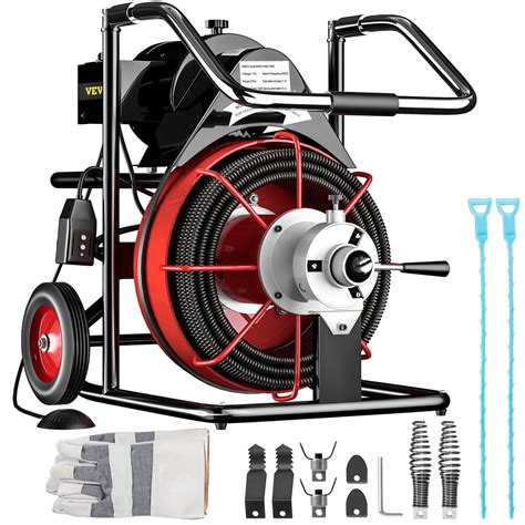 Free Shipping Vevorbrand Drain Cleaner Machine 100 Ft X 38 In Drain