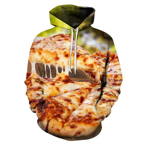 Fresh Cheese Pizza 3d Sweatshirt Hoodie Pullover — My 3d Hoodie