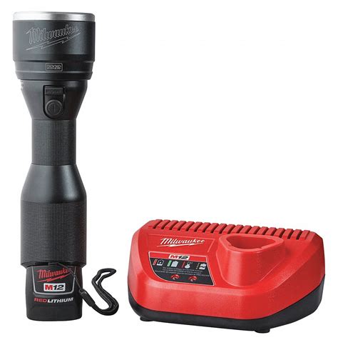 MILWAUKEE, Battery Included, 800 lm Max., Cordless Flashlight - 48UT44 ...