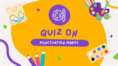 Punctuation Marks Quiz With Answers English Quiz