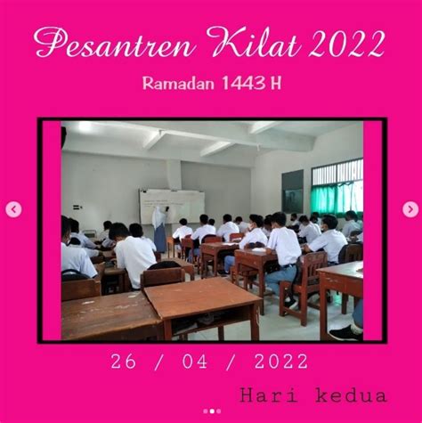 PESANTREN KILAT 1443 H DI SMK N 1 PLUPUH KAB SRAGEN SMK N 1 PLUPUH