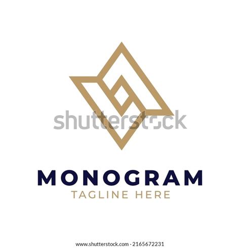 Monogram Letter L Logo Design Stock Vector (Royalty Free) 2165672231 ...