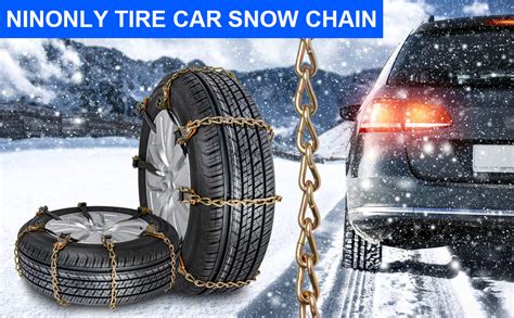 Pcs Snow Chains For Cars Ninonly Stainless Steel Snow Chains For Tyres