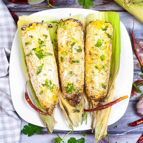 Air Fryer Corn Elote All Ways Delicious