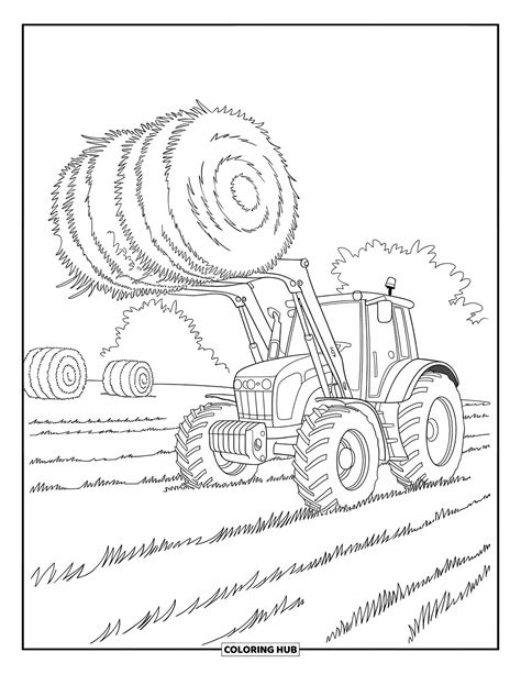 200+ Tractor Coloring Pages for Kids & Adults (Free Printable PDFs)