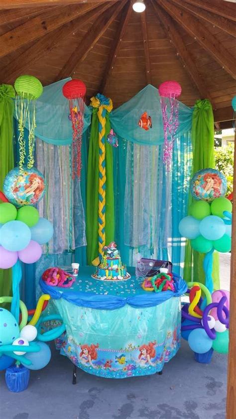 Sirenita Ariel Fiesta Infantil Dale Detalles Ariel Birthday Party