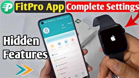 FitPro App Complete Setting FitPro Watch Connect To Android I7 Pro