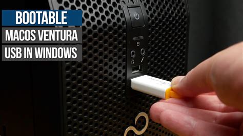 How To Create A Bootable Macos Ventura Usb In Windows Youtube