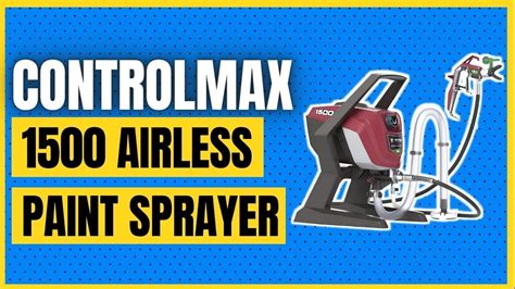 Titan Controlmax High Efficiency Airless Paint Sprayer Youtube