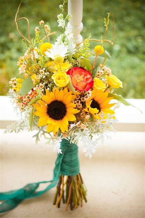 Bouquet Da Sposa Con I Girasoli